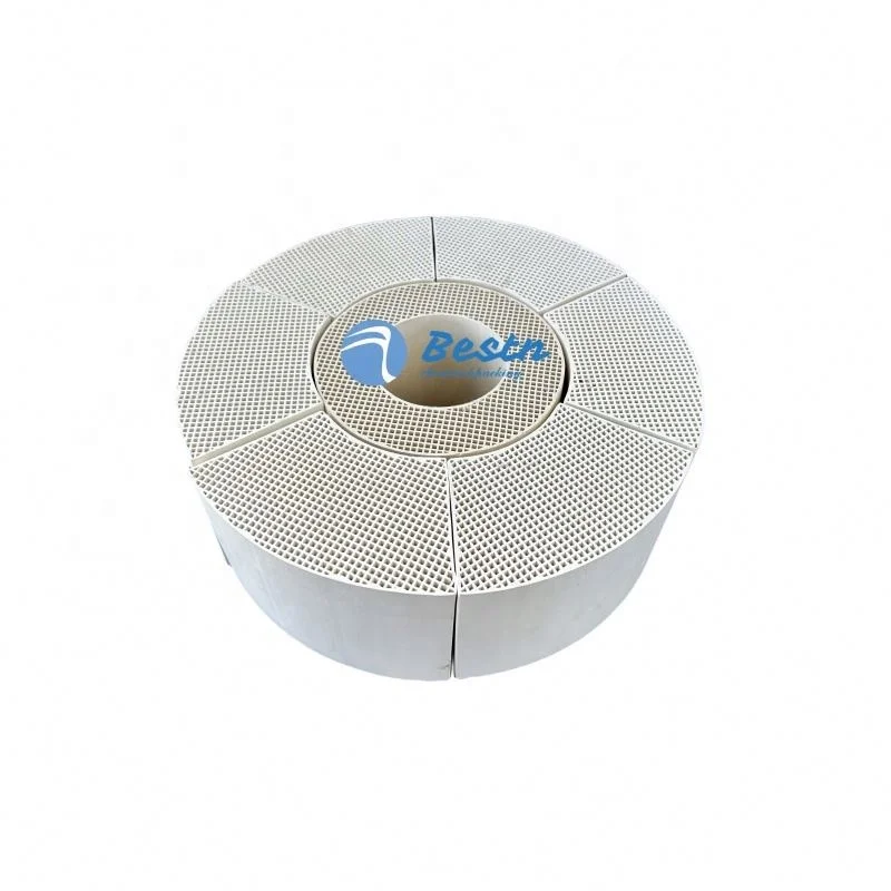 Fan-shaped Honeycomb Ceramic Regenerator for Ladle and Intermediate Ladle Baking Device