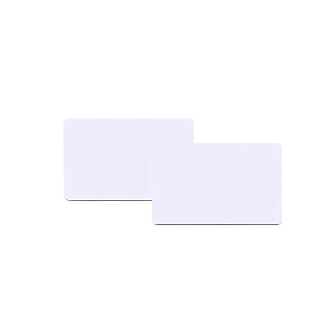 CMRFID 125khz proximity chip em 4100 rfid id card long distance 13.56 mhz 1kb uid writeable id white pvc nfc card