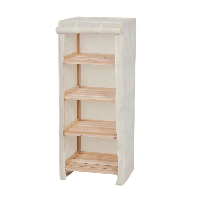 
4 Tair Non-woven Storage Portable Shoe Cabinet 
