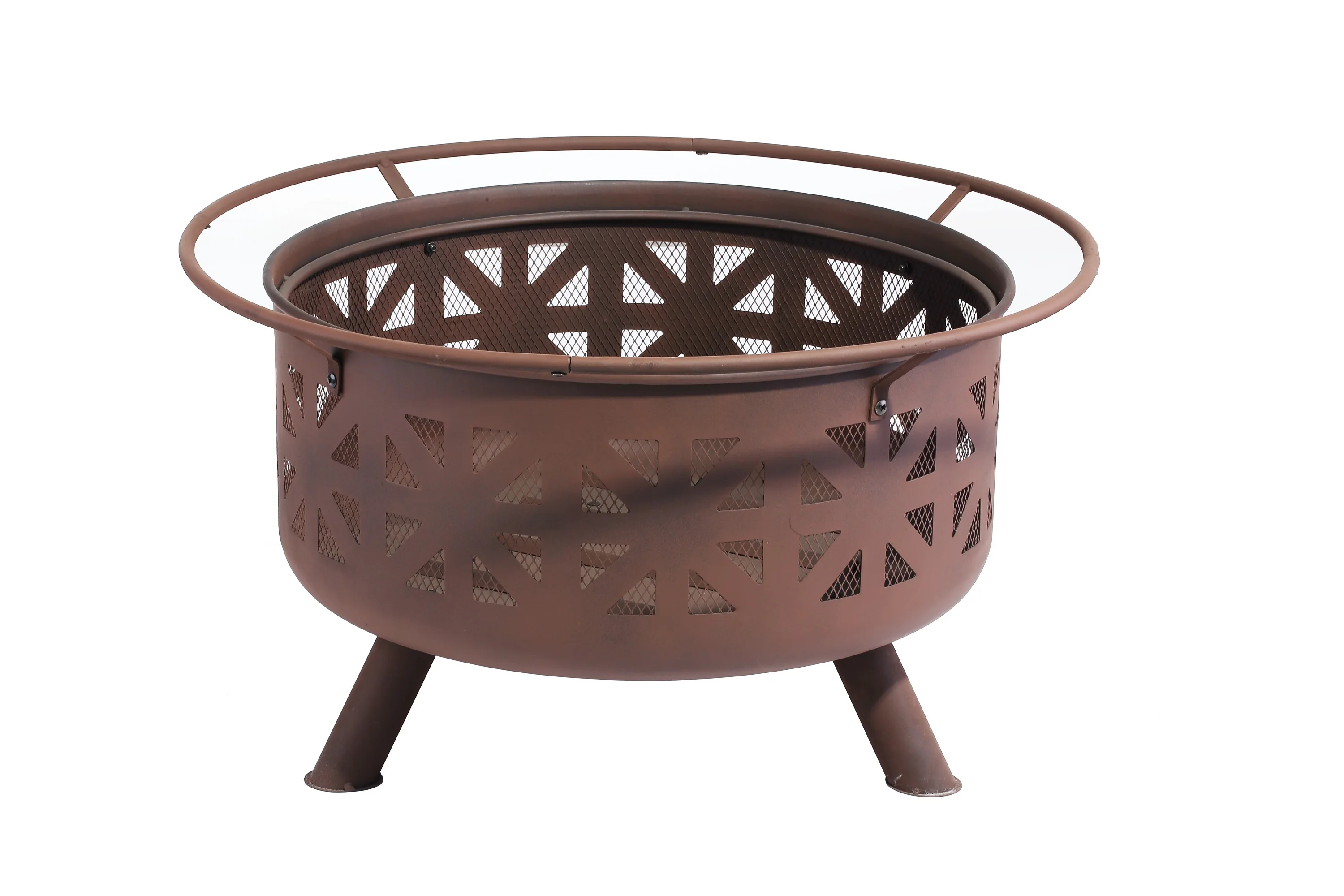 
Black Fire Pit Steel Patio Garden Heater Outdoor fire pit 