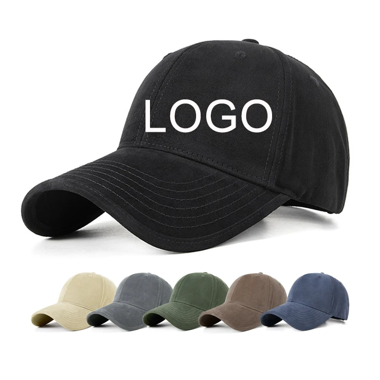 Custom Logo Embroidery 100% Washed Cotton Unisex Sports Baseball Hat High Quality Large Size Blank Baseball Cap