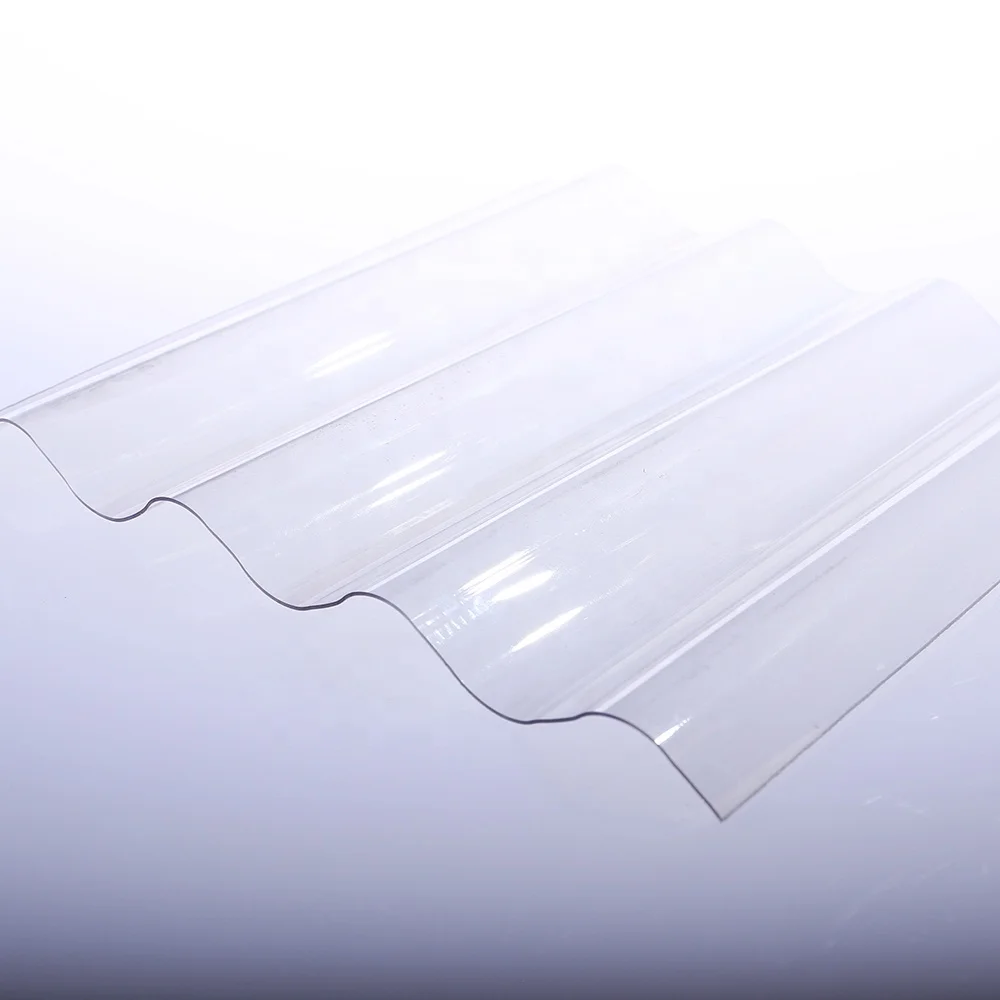 High Strengt lightweight cheap uv polycarbonate transparent corrugated sheet