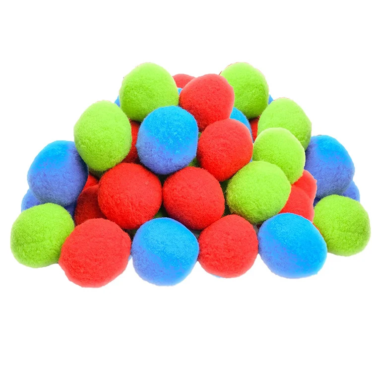 2022 Outdoor Pool Beach Reusable Water Balloon Toy cotton Splash Soaker Bomb  reusable water balls