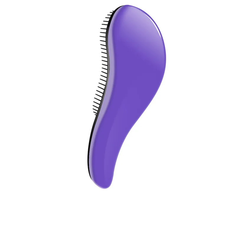 Wholesale manufacture massage plastic scalp comb hair brush detangling anti tangle detangler hairbrush