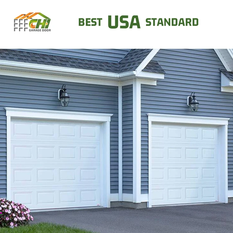 American Polyurethane Foam 3 Layer Sectional Garage Doors Panels for Automatic Garage Door