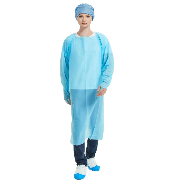 High Quality Unisex Disposable Hospital Patient Gown with Short Sleeves Loose Fit for Adults