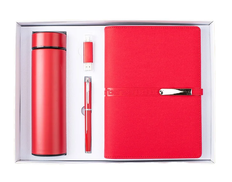 2023 фирменный набор с логотипом на заказ металлический шариковый карандаш корпоративный ноутбук USB вакуумные рекламные товары подарок день Святого Валентина