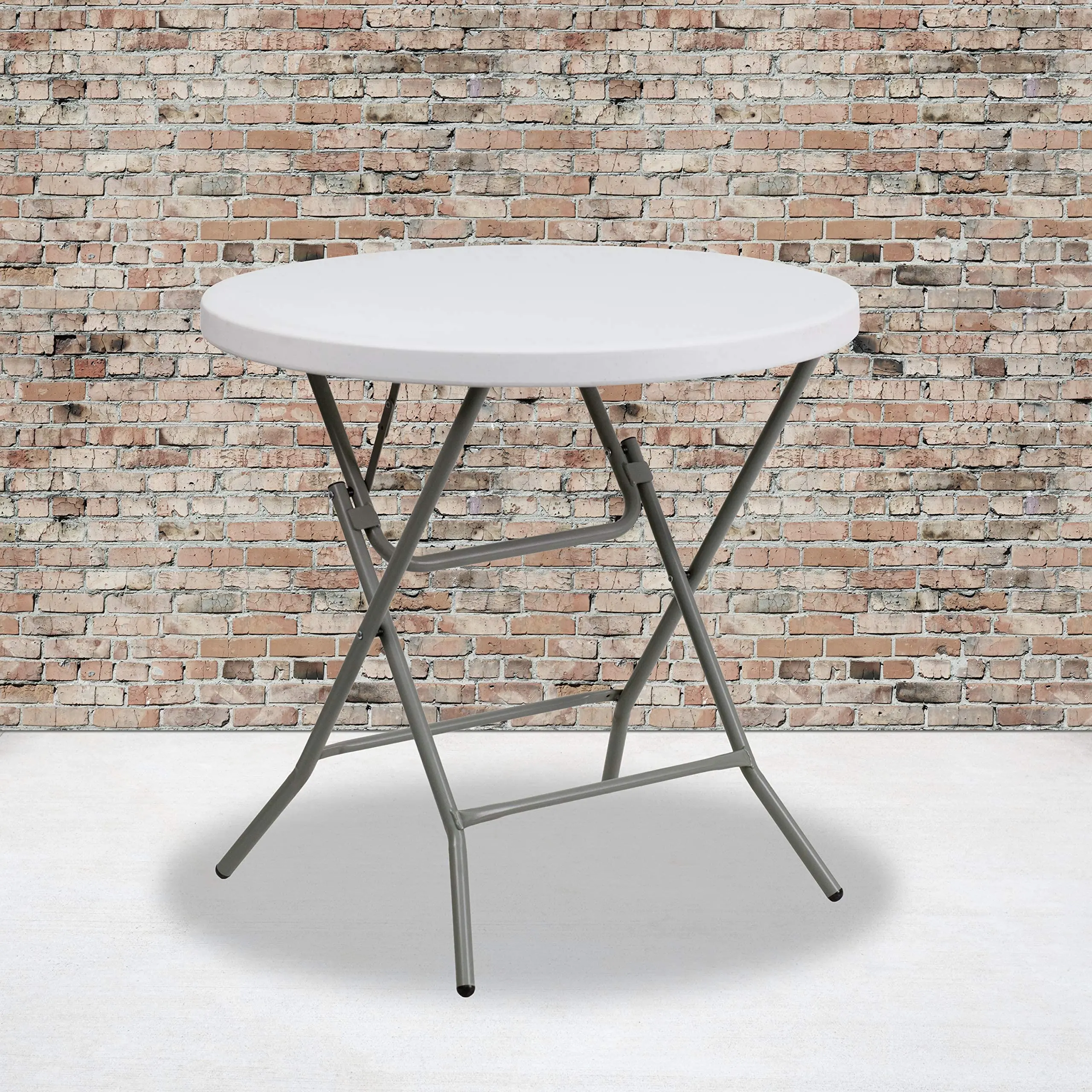 Wholesale Outdoor Modern 4ft Transforming Plastic Round Dinning Folding Table with Folding Chair