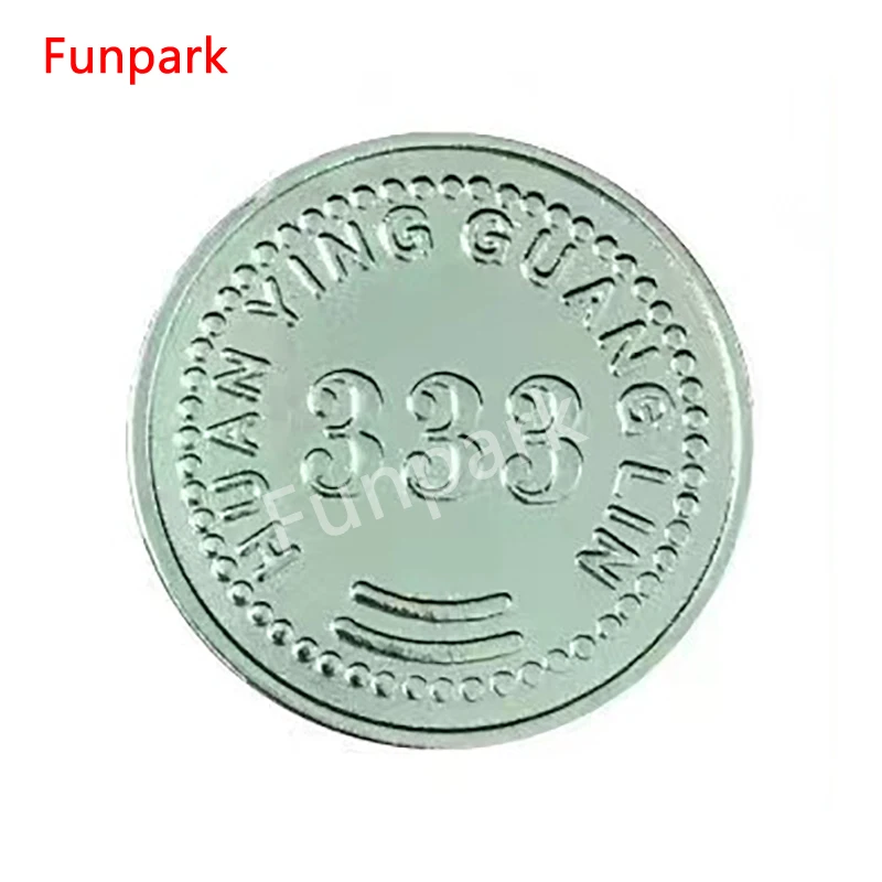 New Design Custom OEM Metal Brass Gold Silver Arcade Game Coin Token For Sale