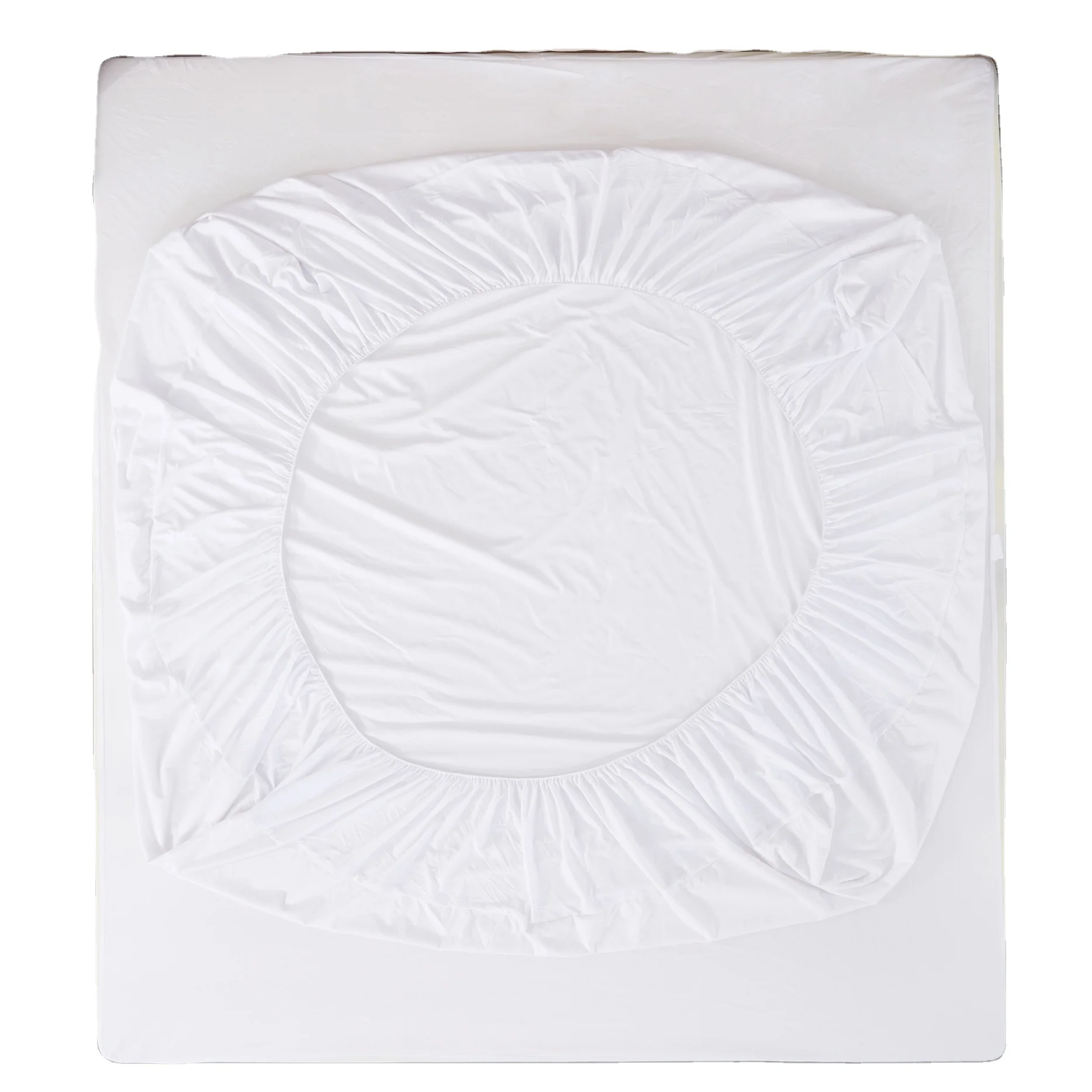 OEM Hypoallergenic Mattress Topper Quilted Bed Pad Cover Waterproof Bamboo Terry Mattress Protector