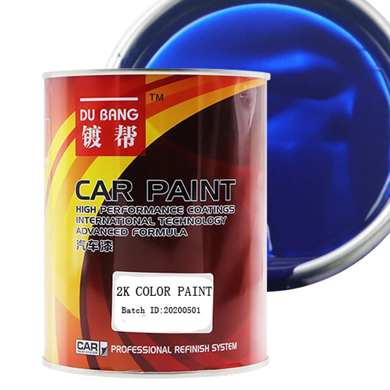 DSB car 2K 1K clearcoat hardener thinner top coat yellow phase green car paint