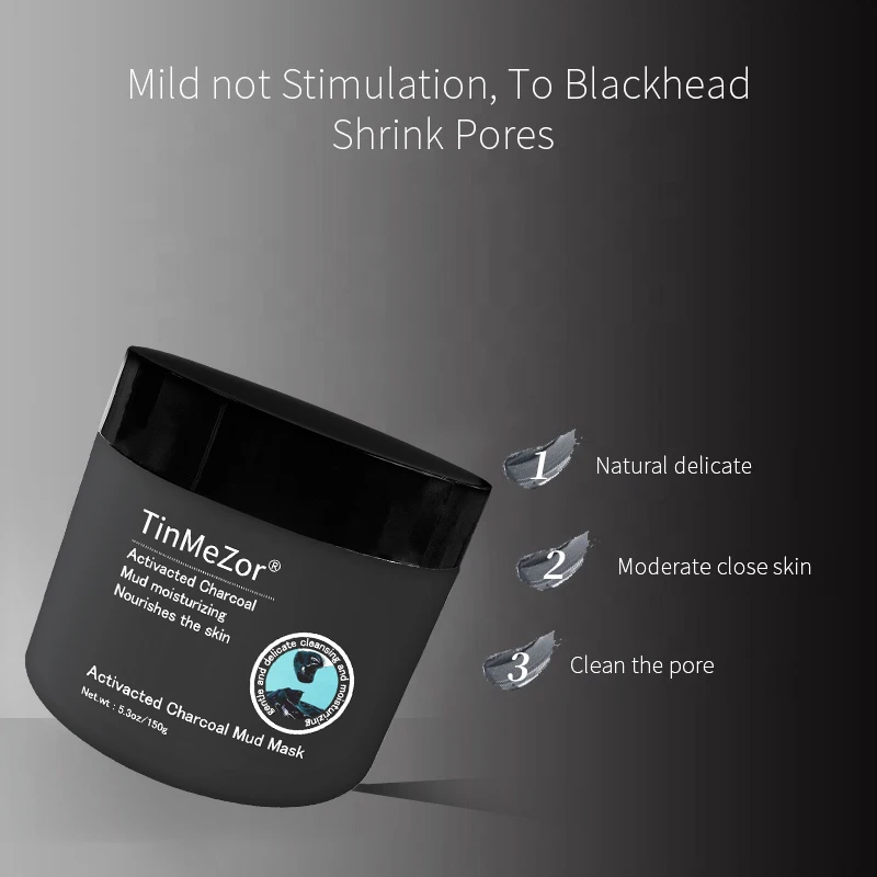 Volcanic Charcoal Mud Whitening Firming Facial Moisturizing Soothing Vitamin C Brown/Green/Pink/Turmeric/ Face wh