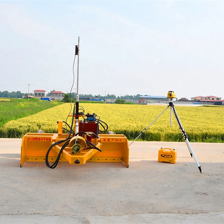 Farm machinery high precision laser satellite land leveler  for soil preparation