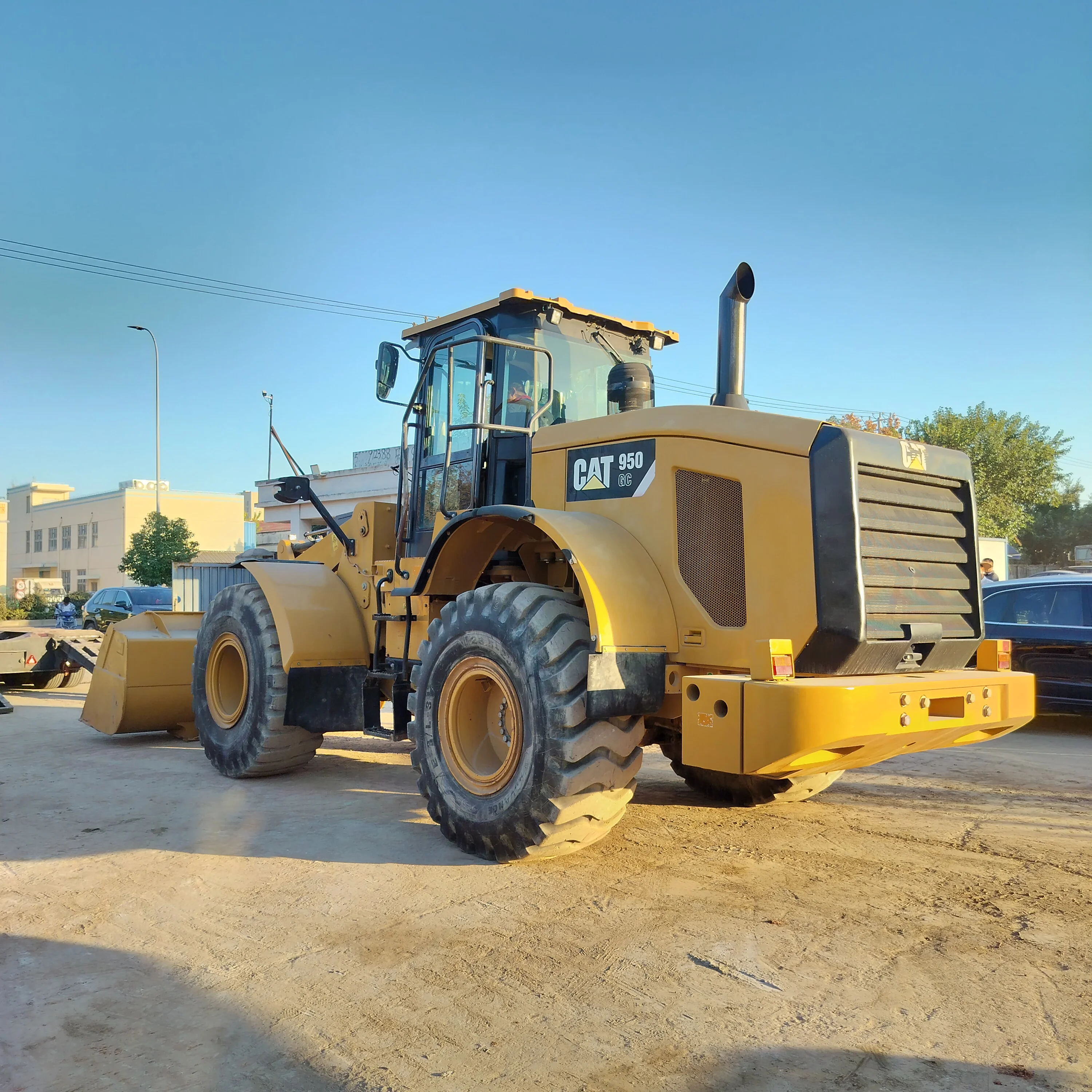 cat 950GC used original utility construction 4x4 forklift 5 tonne loader