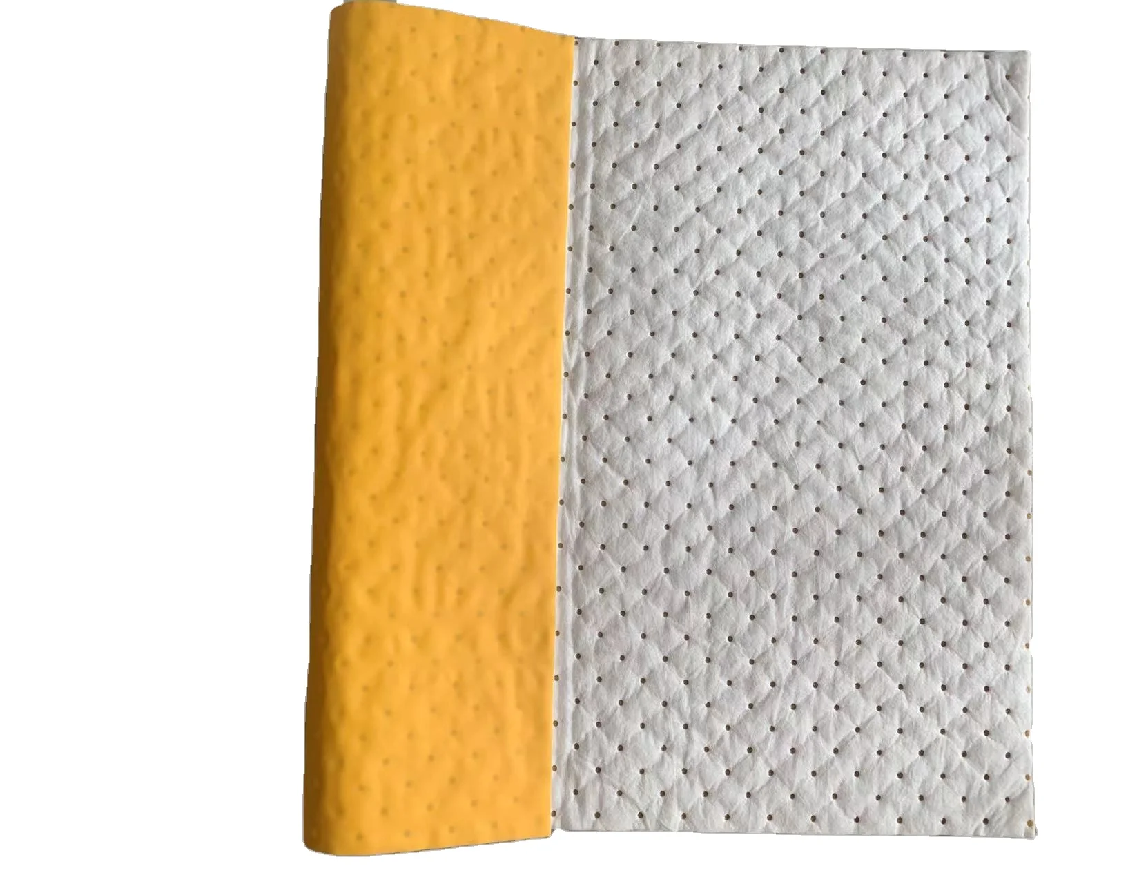 melt blown polypropylene oil absorbent pad with barrier Layer