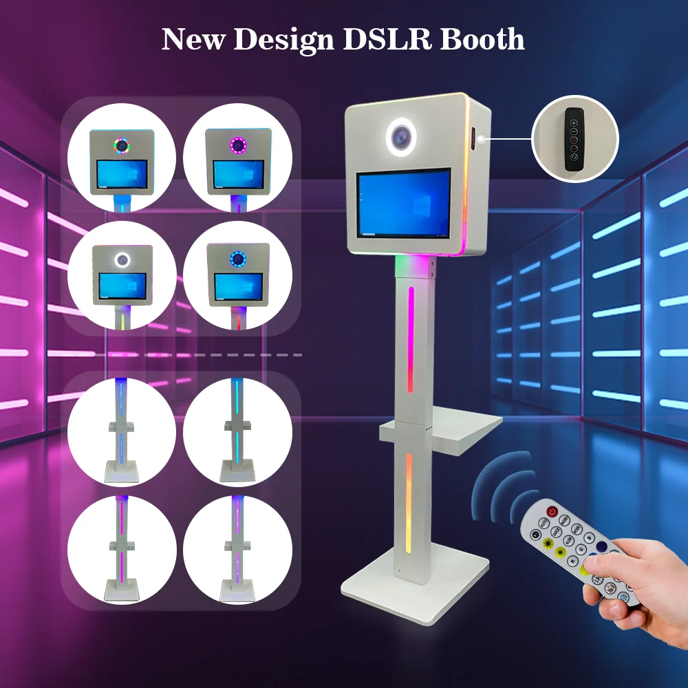 15.6Inch dslr photo booth Lcd Touch Screen Monitor selfie dslr photo booth Shell booth machine
