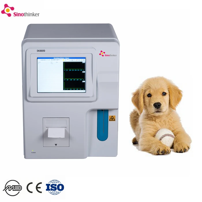 Vet Veterinary Full Auto Hematology Analyzer Blood Analysis System Free Spare Parts Open System