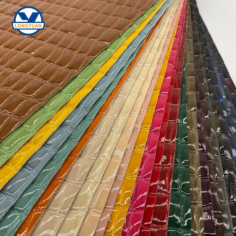 0.9mm Wholesale Free Sample Pu Synthetic Leather Materials for Bags