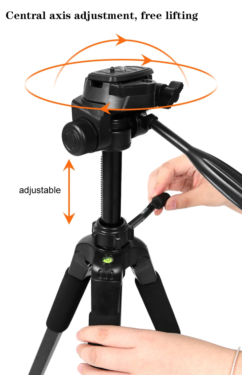 1.4M Phone Tripod Camera Stand Aluminum Dslr Video Camera Universal Stand Professional Outdoor Tripods