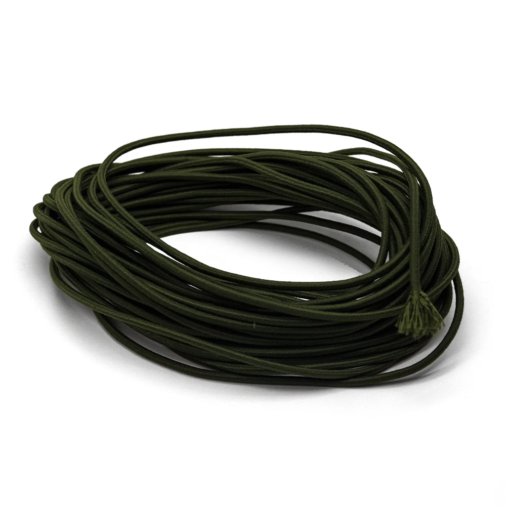 Custom High Elasticity Anti-Infrared IRR Nylon Round Rope Strap Webbing For Tactical Bag Vest Parachuting