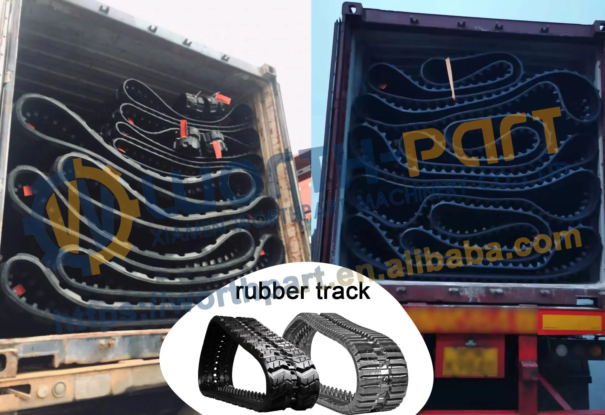 Doosan Daewoo Dx27Z Dx35Z Dx55 Dx60 Dh60 Excavator Rubber Track, Rubber Track Dossan 35