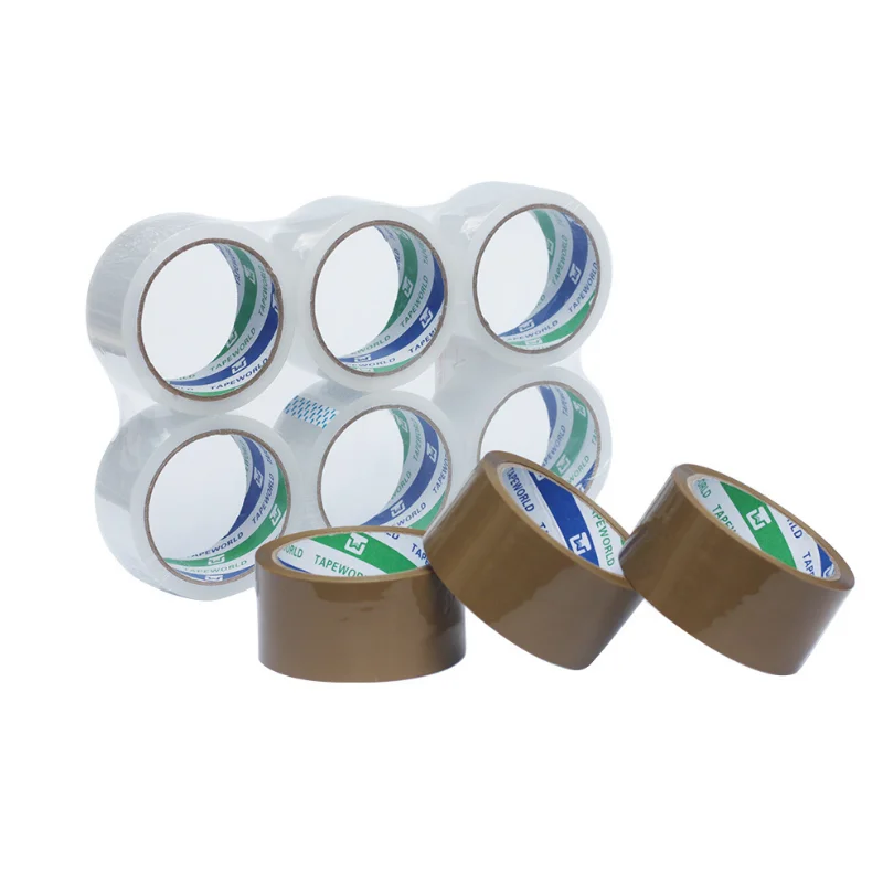 China wholesale price bopp packing tape clear opp printed adhesive tape jumbo roll