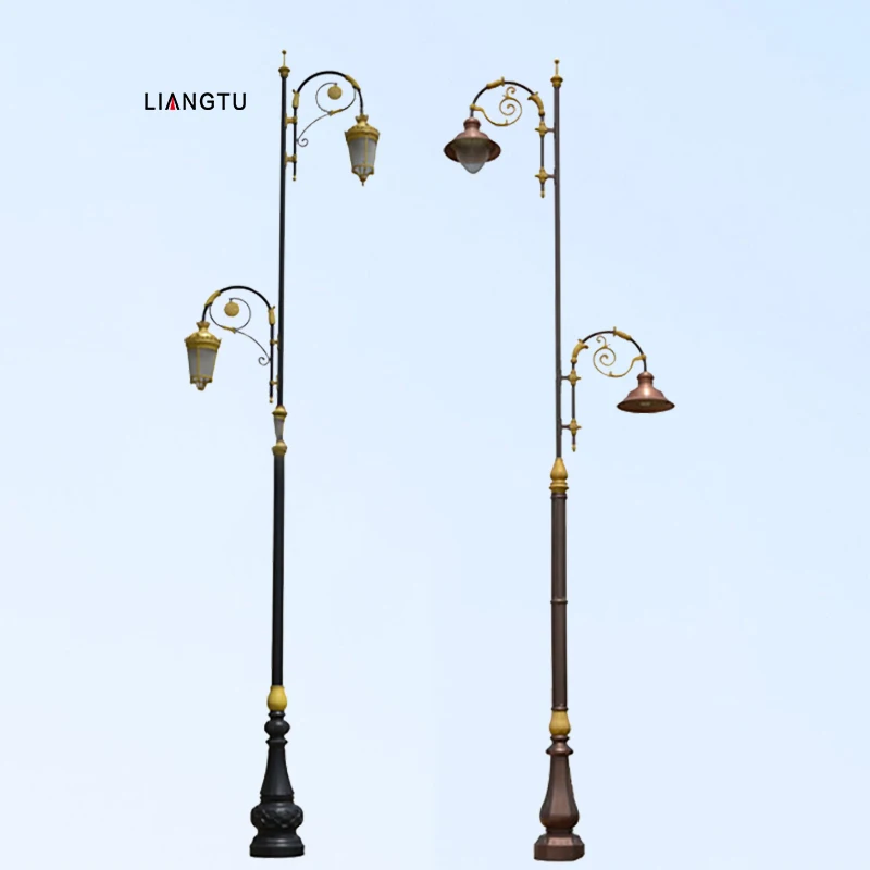 ODM OEM Заводская цена уличные фонари старинные алюминиевые наружные для сада светодиодные настенные лампы