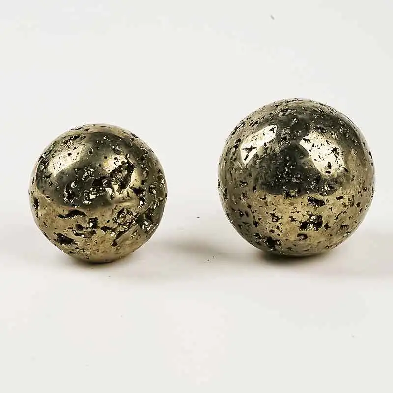 Natural raw stone Peru Iron pyrite pyramid Round Druzy sphere Ball lighthouse Hexagon Tower Crystal Ornaments For Decoration