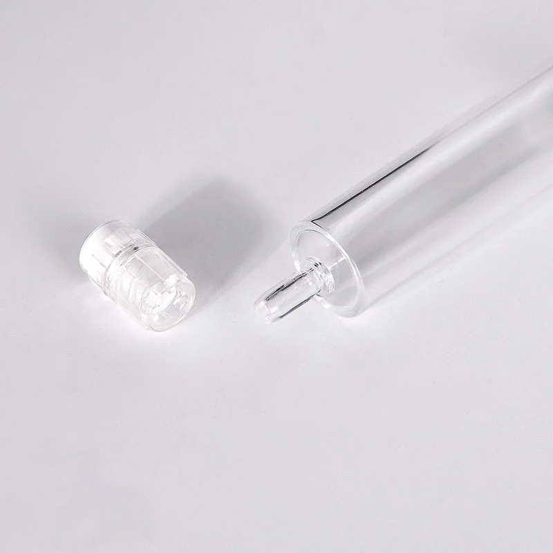 Wholesale Mini Empty 1ml 3ml 5 ml 10ml  Airless Syringe Cosmetic PS Plastic Ampoule For Essence Serum