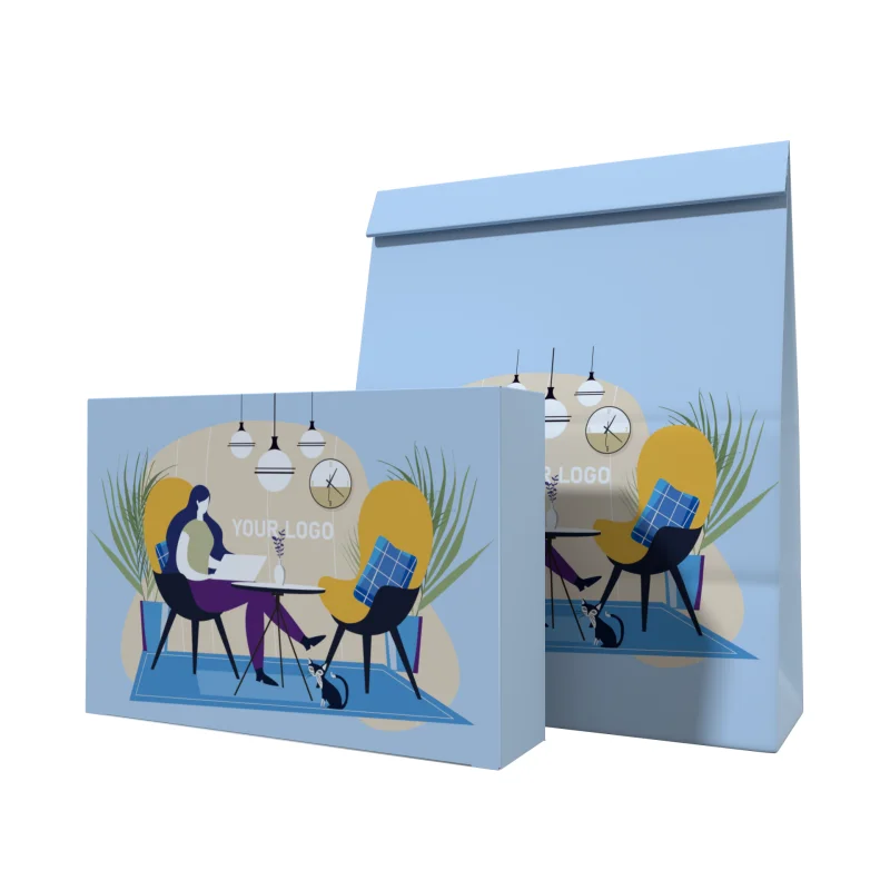 Wholesale Takeawayfrench Fries Paper Box Fried Chicken Packaging Food Box Disposable Takeaway Fast Food Boxes And Bag