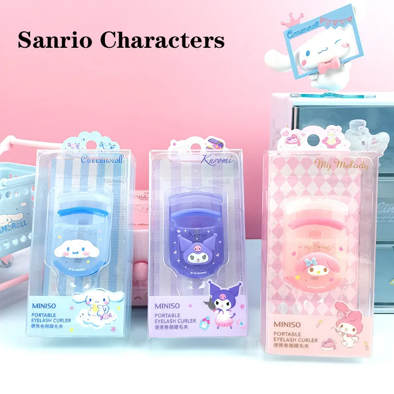 DHF552 Sanrio серия Cinnamoroll My Melody Kuromi портативный рулонный зажим для ресниц бигуди с