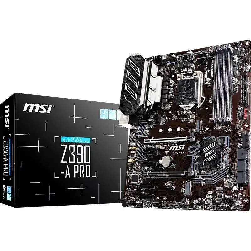  Материнская плата MSI Z390 A pro материнская для майнинга B250 с поддержкой 6