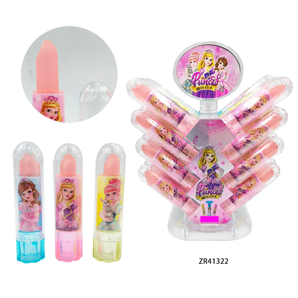 Good Quality Lipstick Shape Stretching lipstick Candy Toy Lollipop