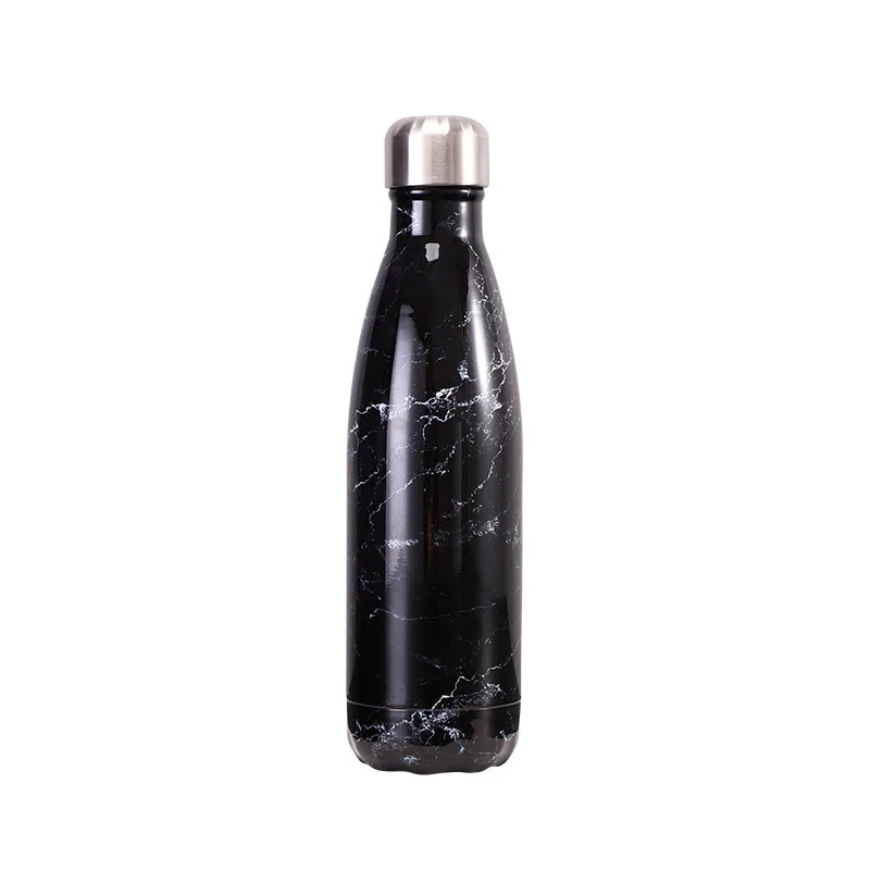 Cola Shaped Water Bottle Customized Starry Sky Stainless Steel heat Transfer Printing Tumbler