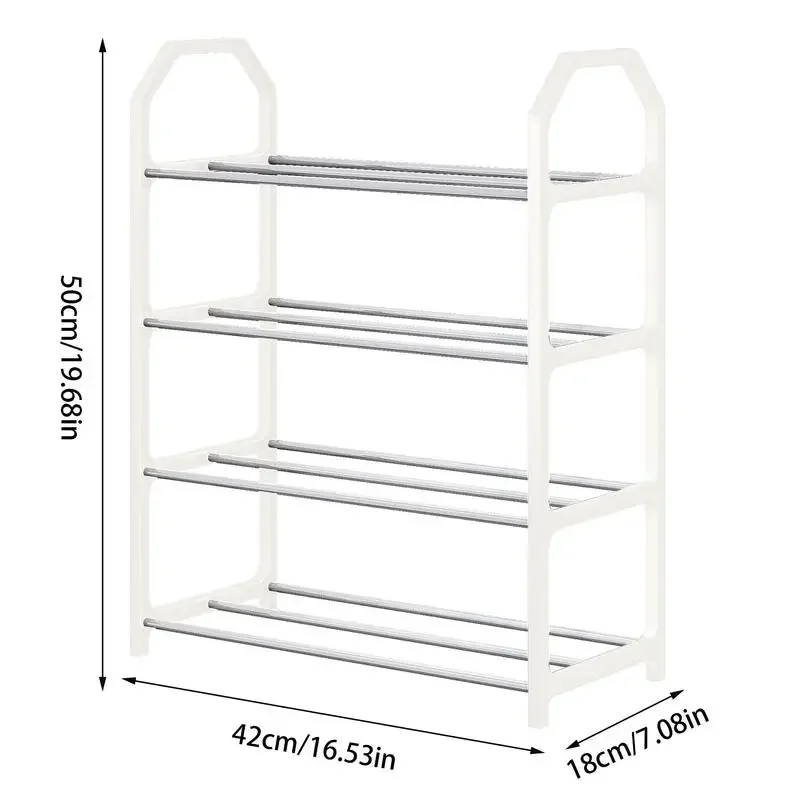Promotional Wholesale Space Saving Simple Metal Living Room Organizer Shoe Rack Stand Holder