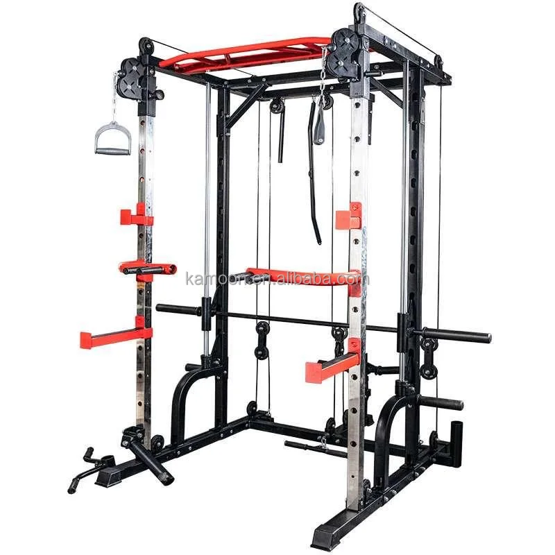 Professional Multi Functional  Gym Equipment Exercise Multiple functional Smith Machine
