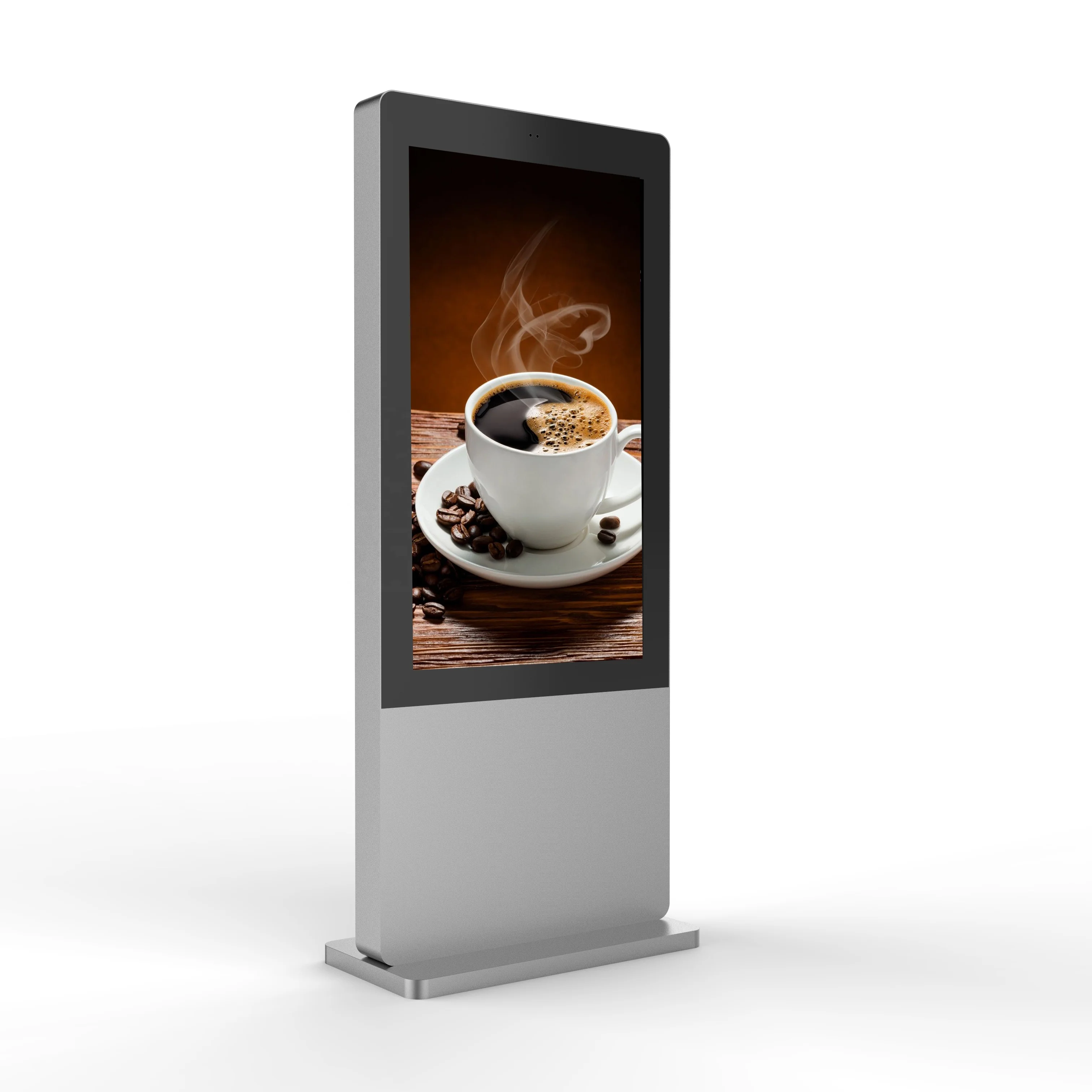 86 inches high brightness 3500 nits IP65 waterproof free CMS outdoor LCD  adverting display outdoor  totem kiosk digital signage