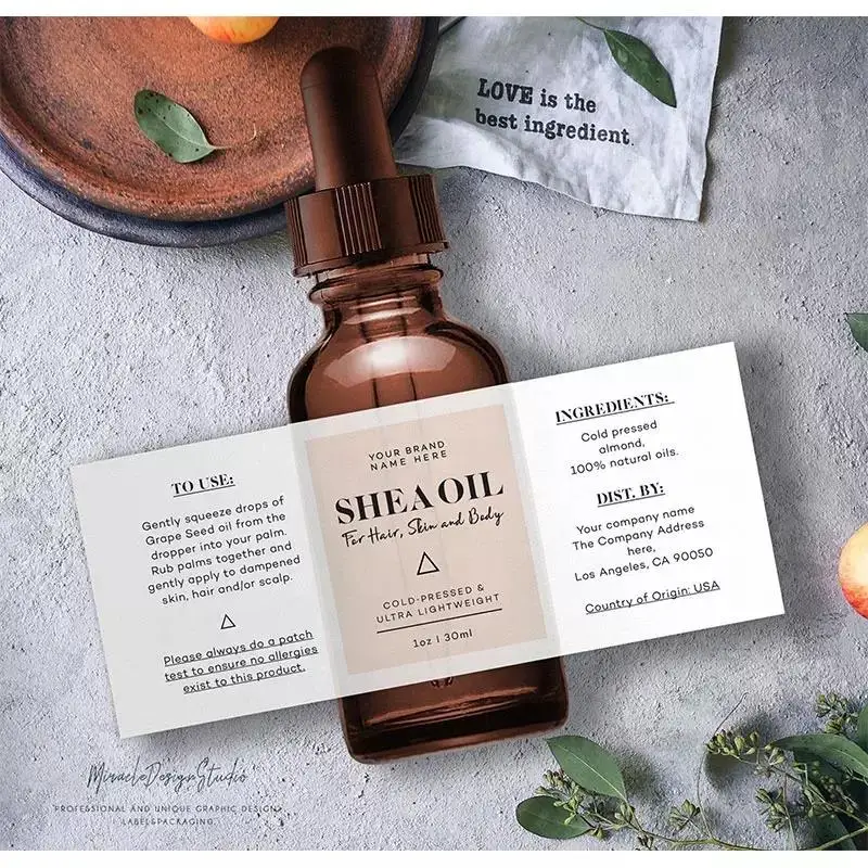 Custom Label Cosmetic Sticker Vinyl Waterproof Surface Packaging Color Roll Stickers