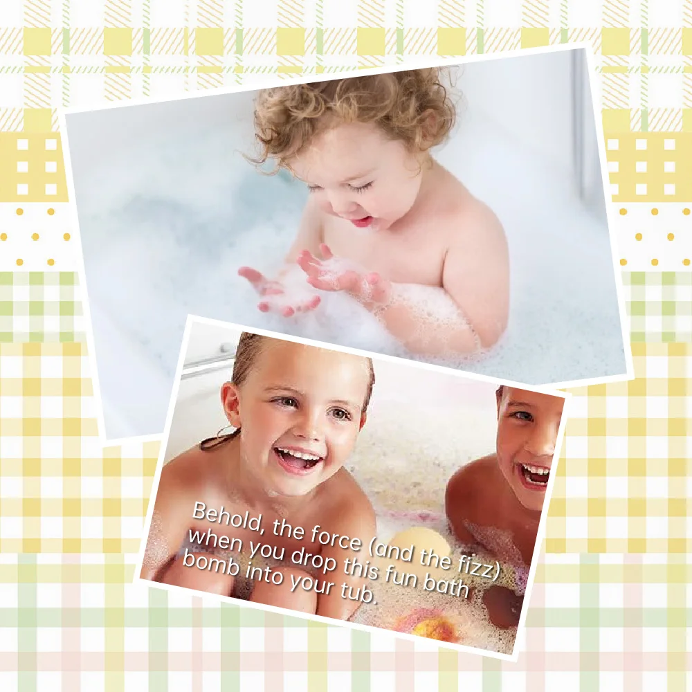 BBC fortune cookies gold bath bomb dessert bath bomb massage shower set single product