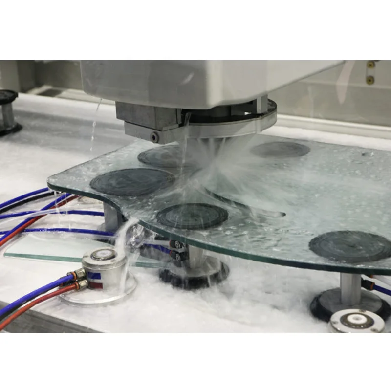 Toughened Pattern Furniture Glass 6MM 8MM 10MM Thick Black Painted Tempered Glass Table Top Round Frosted Glass Table Top