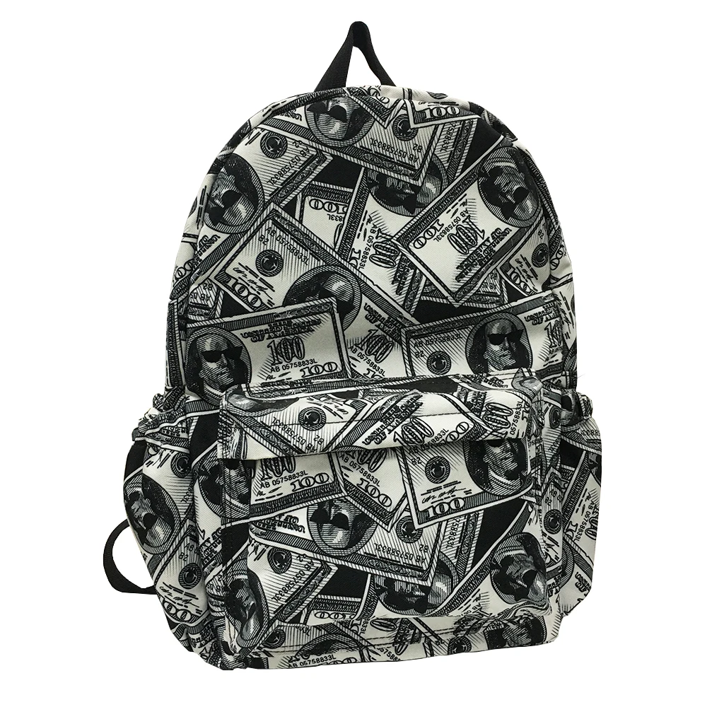 Women Backpack for Teenager Girls Solid School Book Bag with Toy Bear Large Female Backbag Travel Student