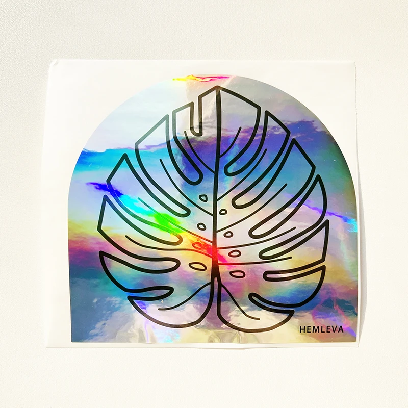 Star Butterfly Rainbow Window Film 3D Sun Catchers Wall Stickers for Home Bedroom Decoration Children Kids Motorcycle Sticker