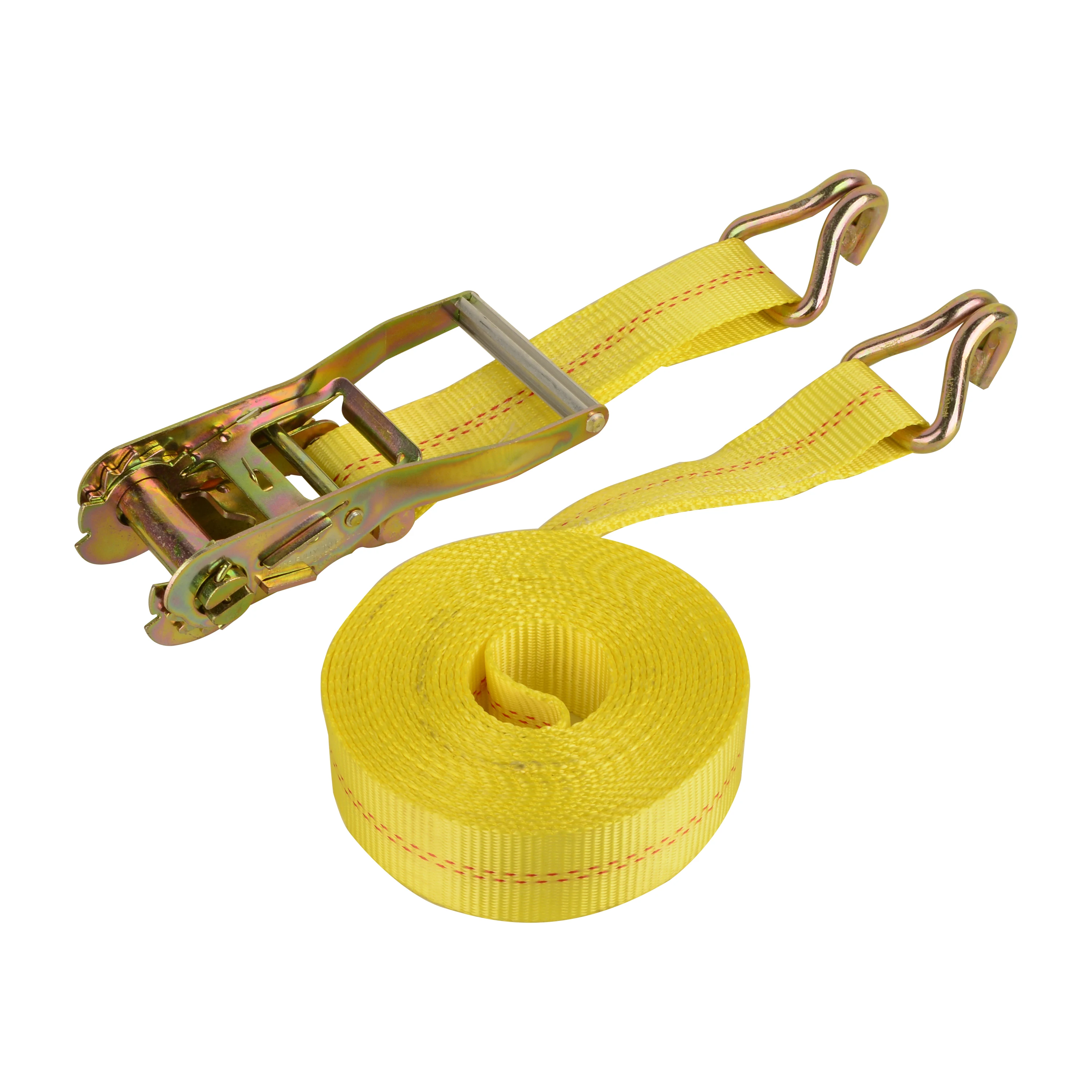 2 inch 5 ton Custom Logo Printing Ratchet Tie Down Strap Cargo Polyester Lashing Belt