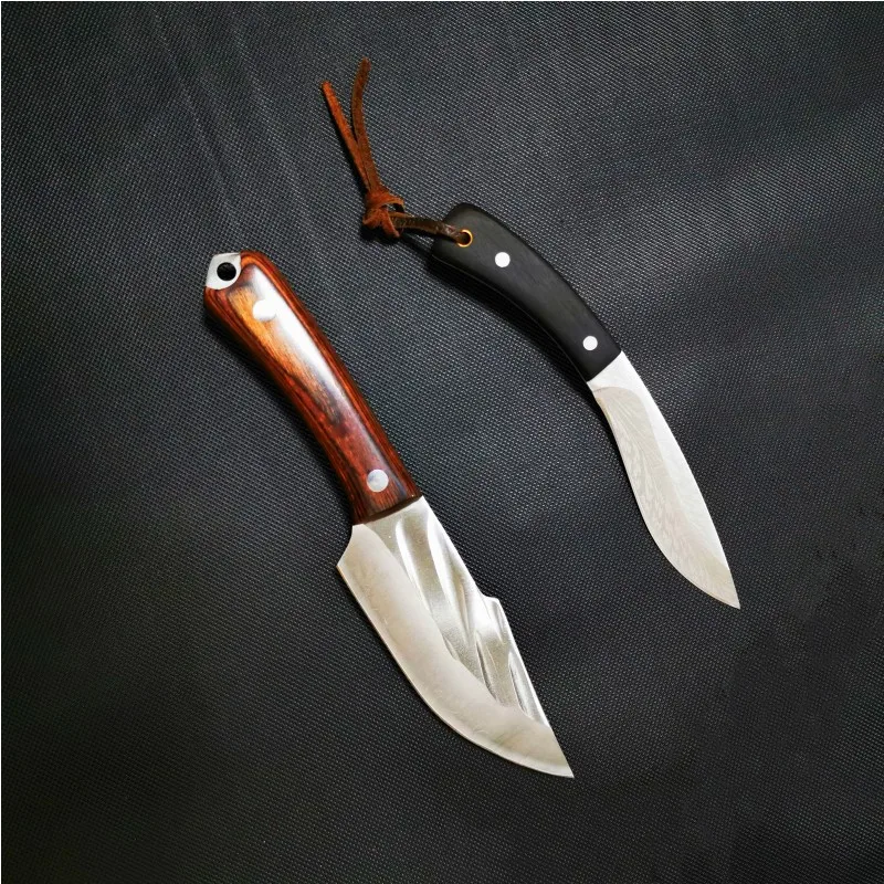 Amber hammered damascus knife bread cake knife Kitchen Knife