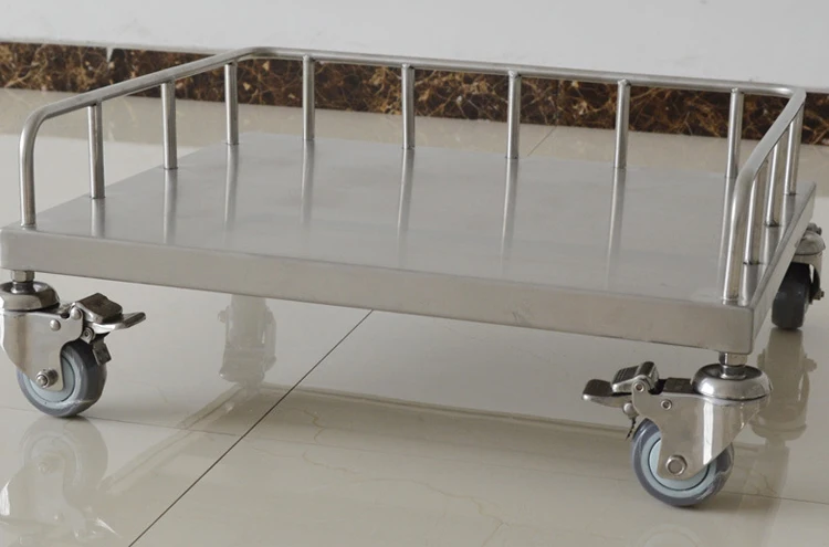 Good material  stainless steel dining serving transport trolley hotel room service trolley