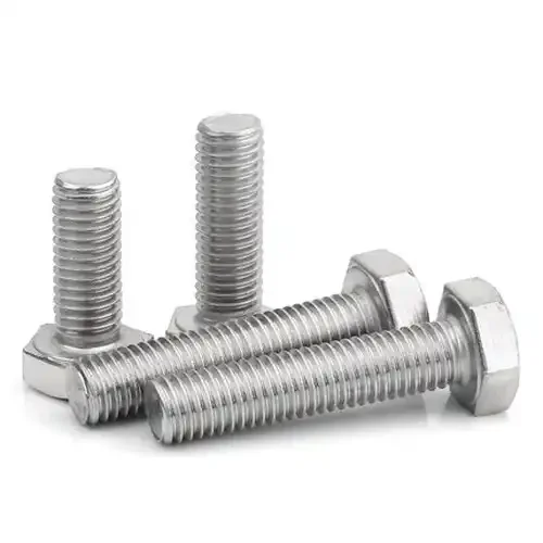 M10 x 100mm Fluoropolymer Coated Hexbolts ASTM A193 GR.B8M AISI 316 Bolts with Nuts ASTM A194 GR.8M