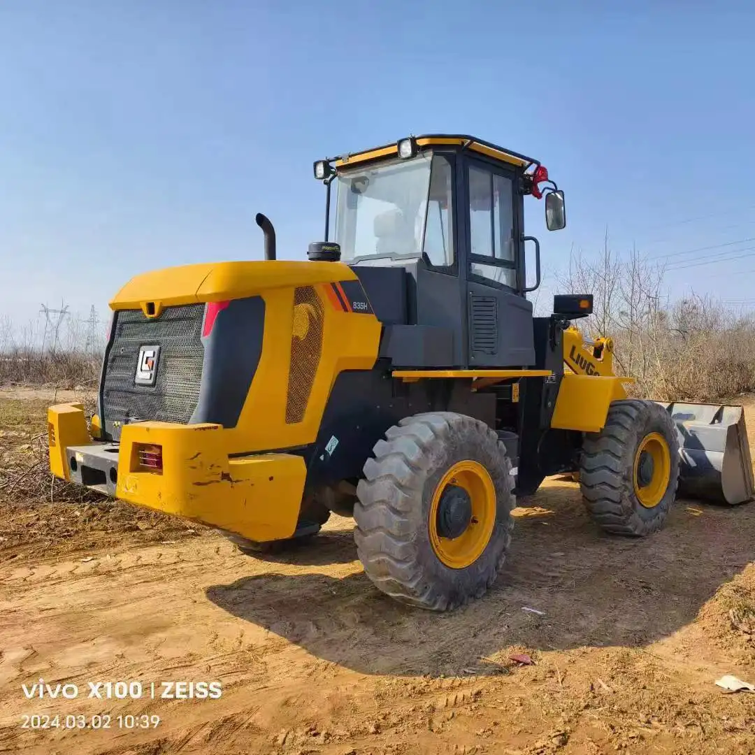 Liugong 836 погрузчик 3-тонный фронтальный на продажу Подержанный Погрузчик liugong