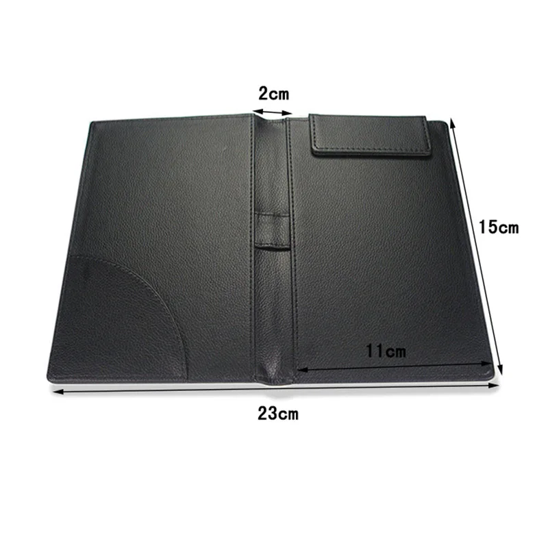 High quality hotel bar using cash card holder checkout service guide cashier PU leather restaurant bill folder
