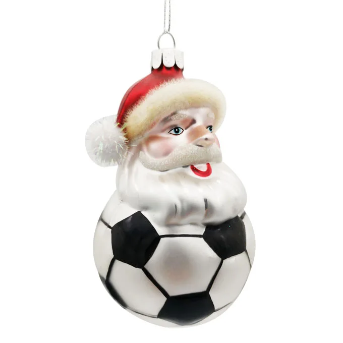 High Quality Gift Hand Crafted Product Unusual Glass Ornaments Christmas Blown Multi Style Home Glass Decorative Ornaments