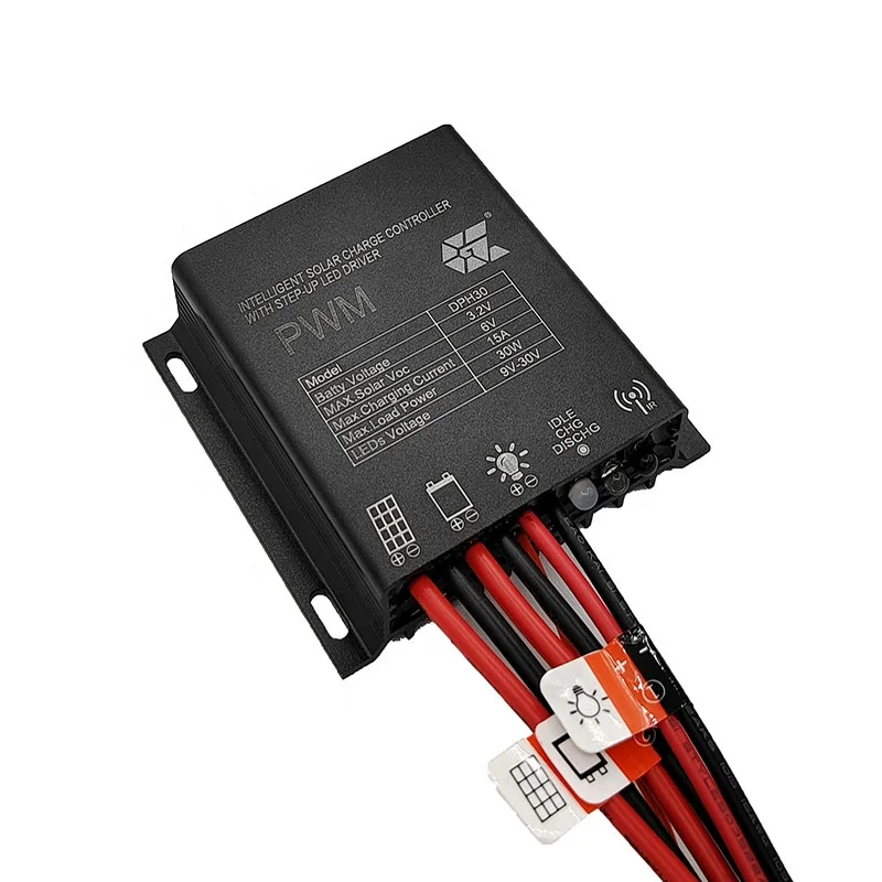 Best Portable Solar Kit Remote Control for Solar System Controlled 60w Solar Street Lights Street controller 30A